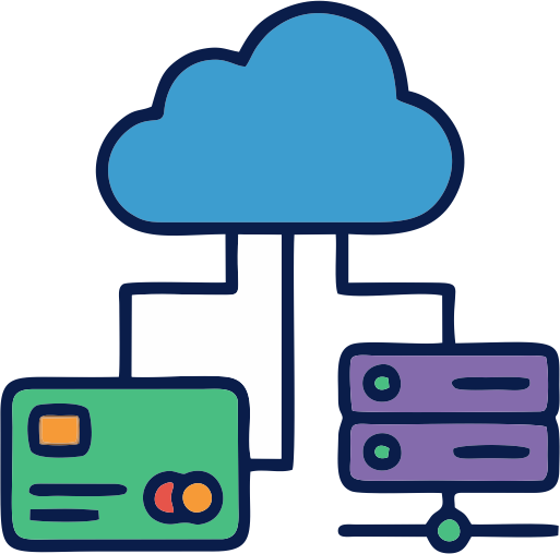 Payment infrastructure image illustration
