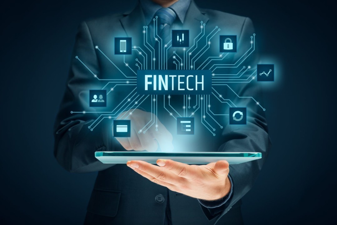 Fintech company image illustration