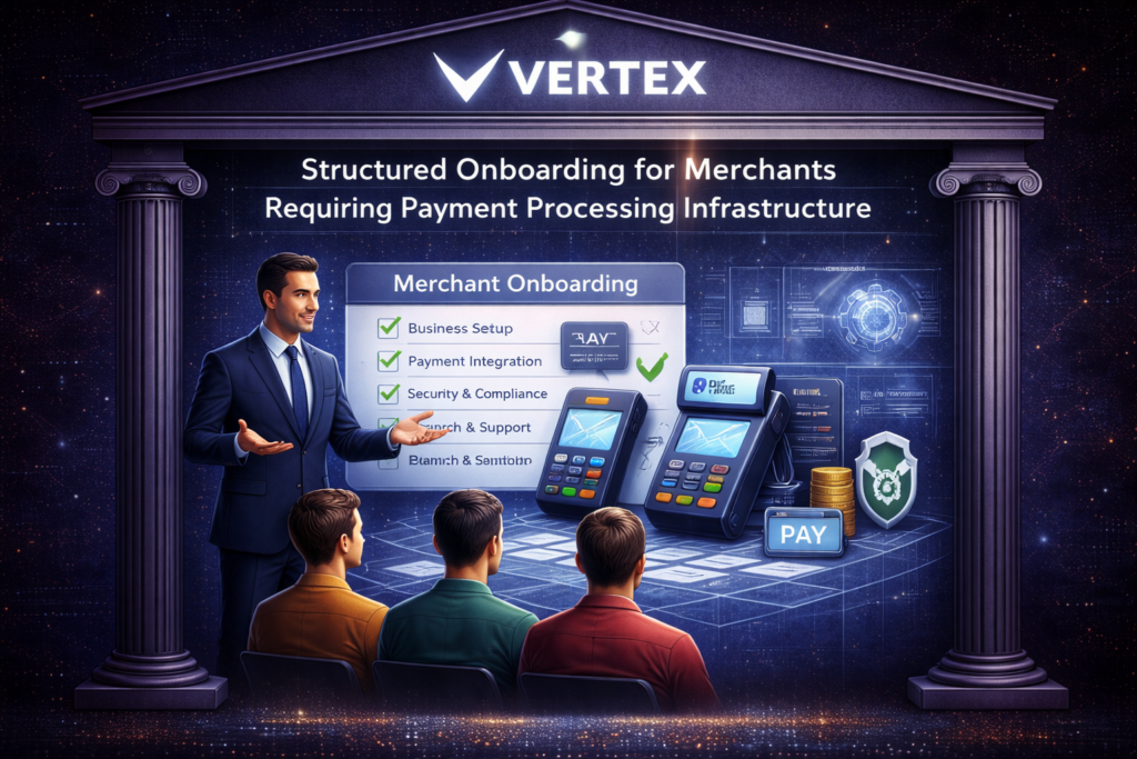 Onboarding merchants image illustration